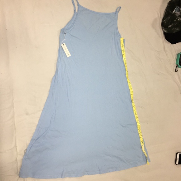 NWT Christina Lehr LIGHT BLUE Bianca summer Dress so soft - Picture 3 of 4